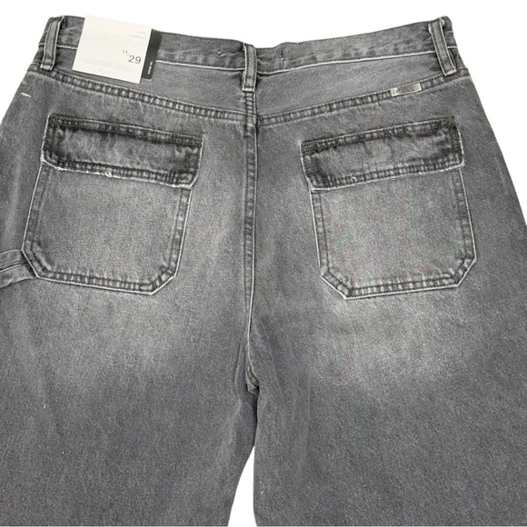 KanCan Estillo Vintage 90s Cargo Mom Jean Shorts Y2K Distressed Hem - Picture 6 of 12